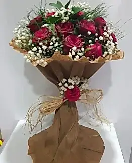 12 kırmızı gül buket