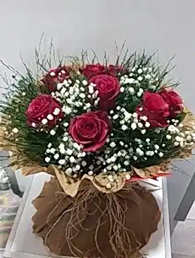 10 kırmızı gül buket