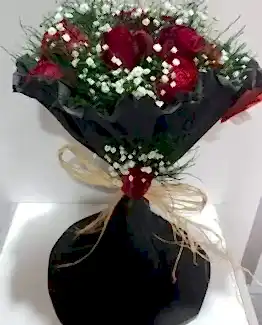 10 kırmızı gül buket