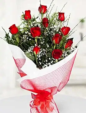 11 kırmızı gül buket