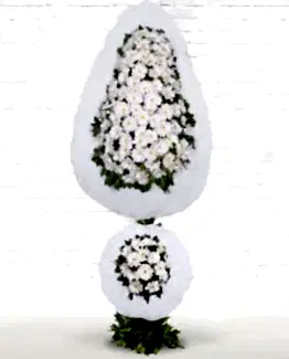 2 göbekli ayaklı sepet